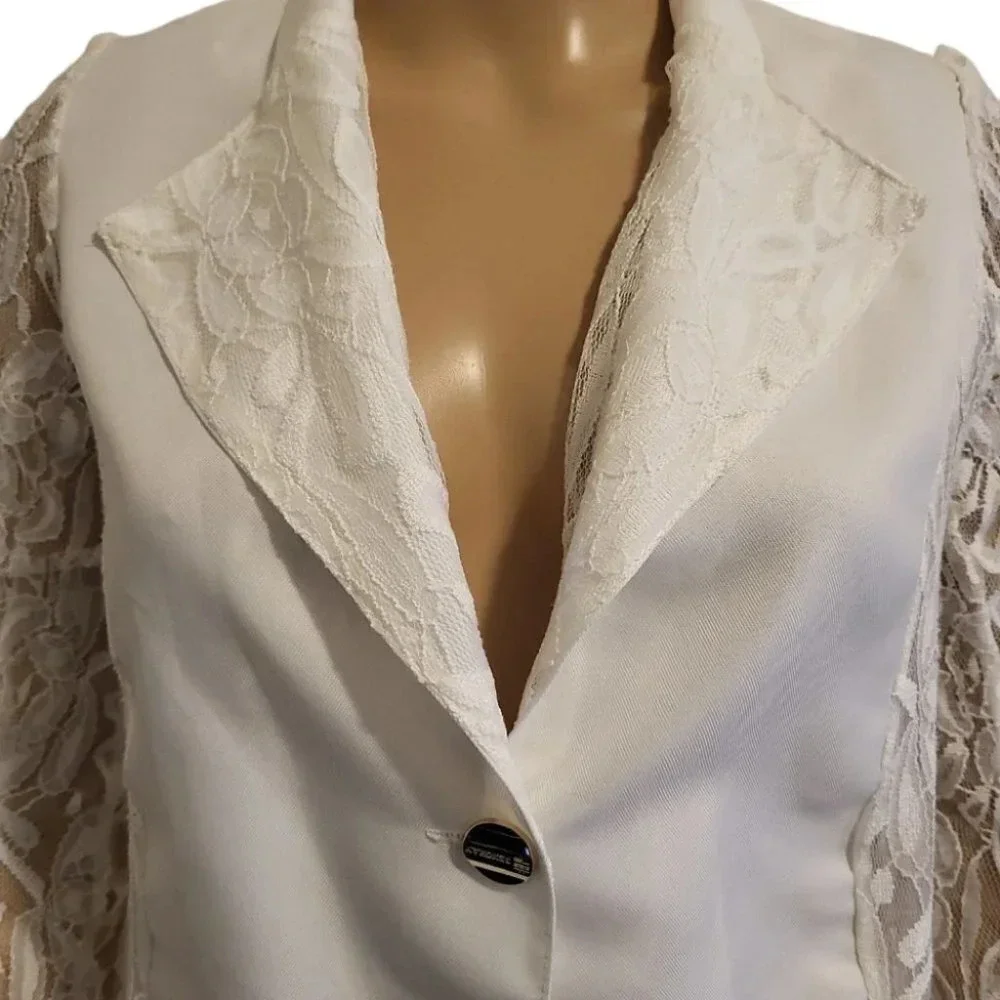 New Fashion Lace Blazer (size L)